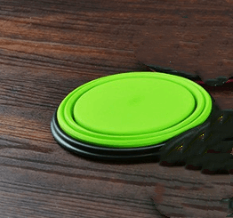 2-in-1 Pet Water Bottle Dispenser with Silicone Bowl