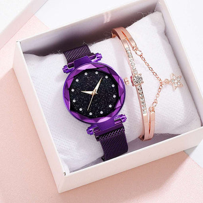 Elegant Luxury Women's Watch Bracelet Set