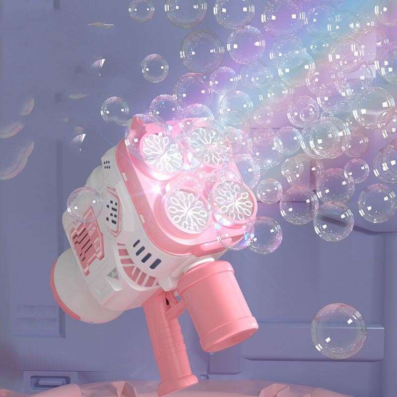 Electric Space Bubble Gun with LED Lights