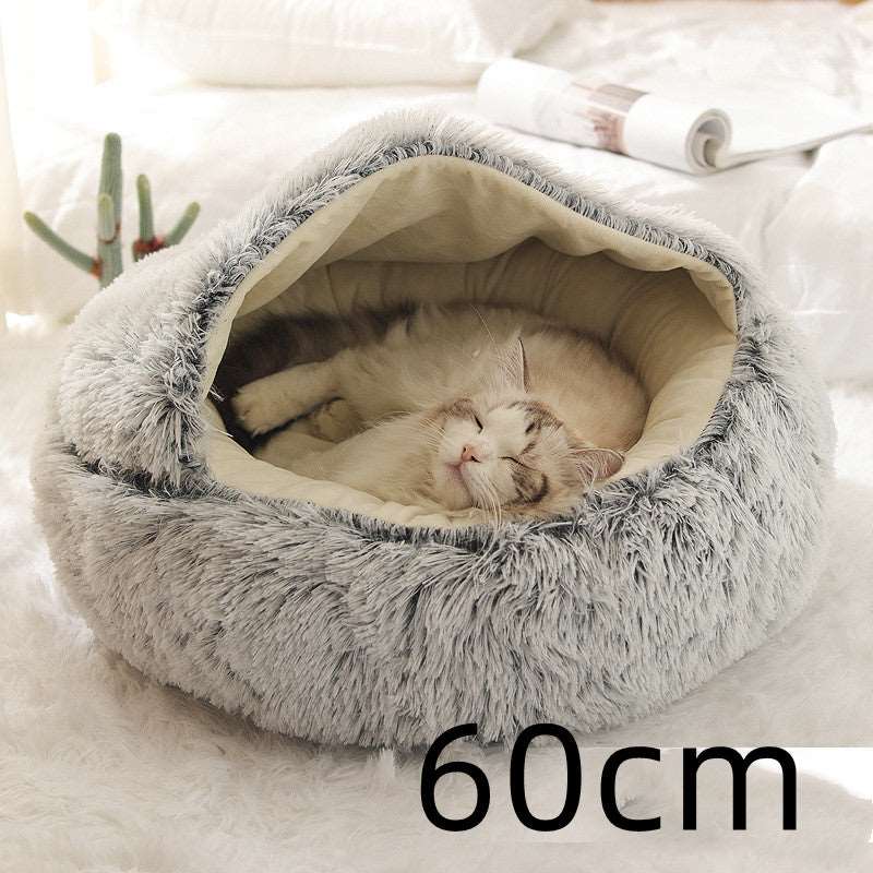 2 In 1 Dog And Cat Winter Bed