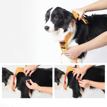 Retractable Hand-Held Pet Dog Chest Strap