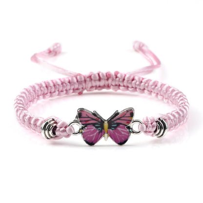 Charming Couple's Butterfly Bracelet Set