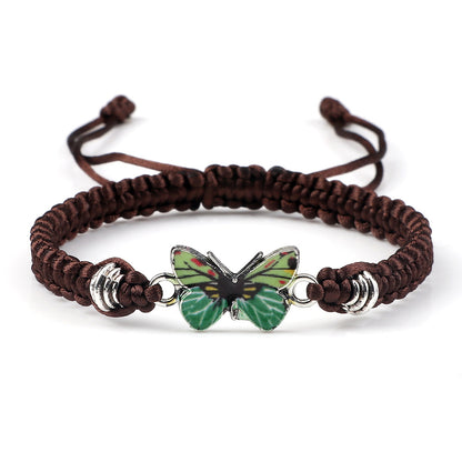 Charming Couple's Butterfly Bracelet Set